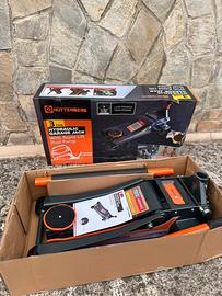 🔧 Cric Idraulico da Garage HÜTTENBERG – 3 Ton 🔧