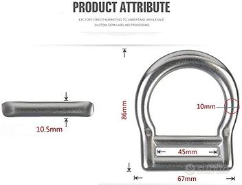 Anello a D per arrampicata