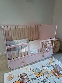 Letto IKEA Bambini MYLLRA ROSA evolutivo
