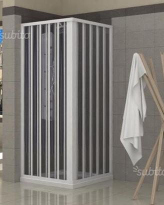 Box doccia Pvc 70x100 angolare Soffietto Nuovo