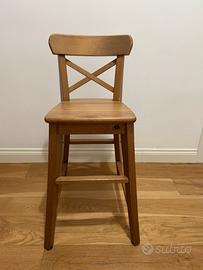 Sedia Junior IKEA INGOLF in legno massello