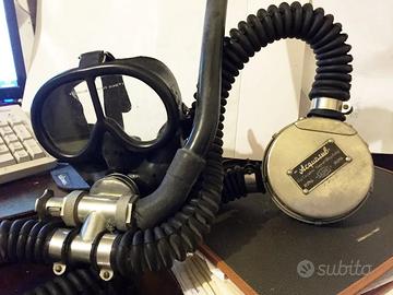 attrezzatura subacquea vintage anni 40-60