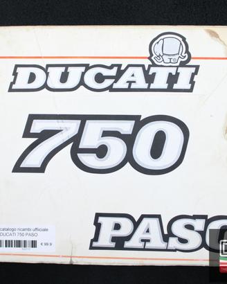 catalogo ricambi ufficiale DUCATI 750 PASO