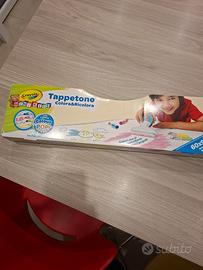 tappetone colora e ricolora crayola 