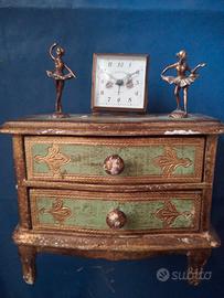 Vintage comodino gioielli orologio ballerine