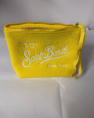 Pochette MC2 Saint Barth in spugna colore giallo