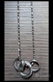Collana con tre pendenti