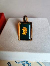 Ciondolo foglia d'oro 18kt  Jules Berthet vintage