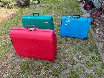 tre valigie (1 samsonite + 2 delsey)