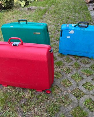 tre valigie (1 samsonite + 2 delsey)