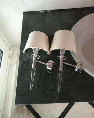 Elegante Coppia Applique da Bagno/Camera