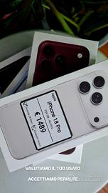 IPHONE 18 PRO 256GB argento NUOVO 
