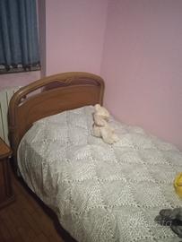 letto una piazza e mezza in legno
