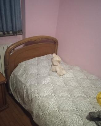 letto una piazza e mezza in legno