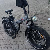 Bici elettrica RKS nero M fat 20