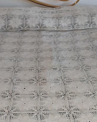 coperta cotone all uncinetto 