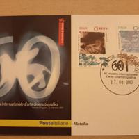 annullo speciale mostra cinema Venezia 2003