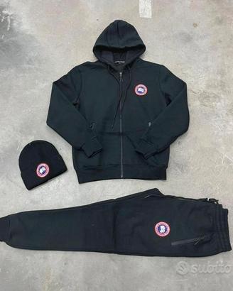 TUTA CANADA GOOSE NERO COMPLETO