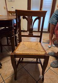 Sedie legno massello