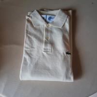 polo lacoste color panna