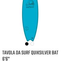 Surf board quicksilver soft 6'6 bat 53lt