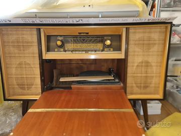 giradischi radio casse vintage anni '60 originale