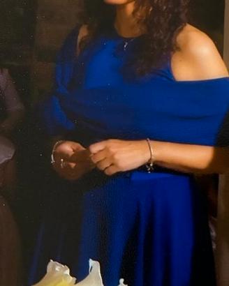 Abito donna blu notte Versace Jeans Couture 