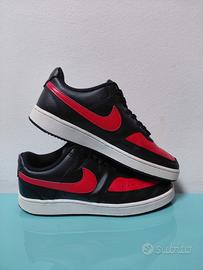 Nike Court Vision Low – Nero/Rosso –  Taglia 38.5