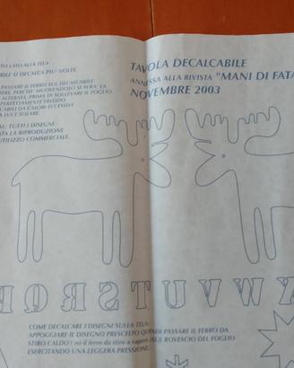 tavola decalcabile.