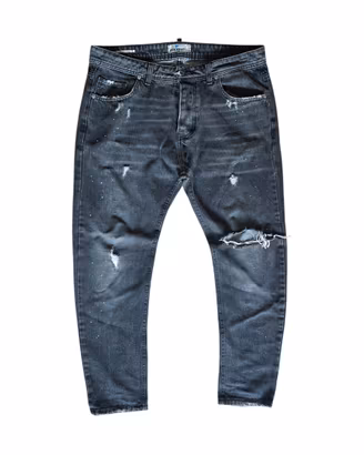 🎨 Jeans Ripped & Paint Splatter, DSQUARED Style
