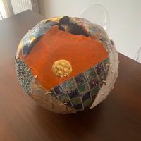 Centro tavola in ceramica fatto a mano