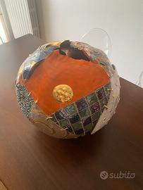 Centro tavola in ceramica fatto a mano