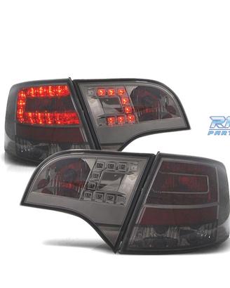 FANALI AUDI A4 B7 AVANT 05-08 LED FONDO CROMATO FU