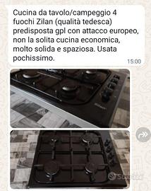 Cucina da campeggio