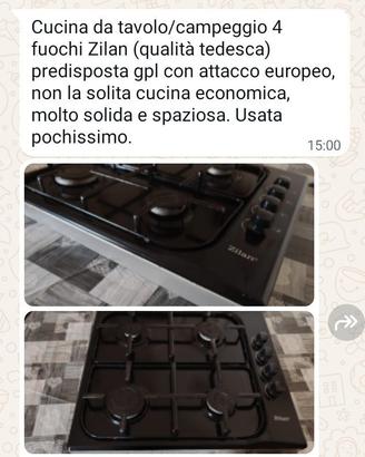 Cucina da campeggio