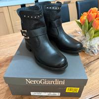 Stivaletti Nero Giardini nr 37 nuovi imballati