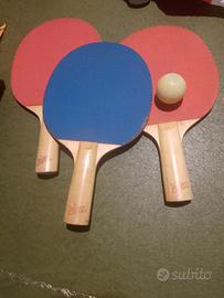 Tennis da tavolo. con palline