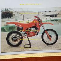 Villa 125 MCA Cross 1983 depliant ORIGINALE moto