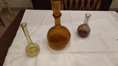 vasi in vetro soffiato Biot vintage