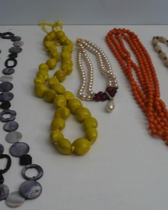 collane di vario materiale