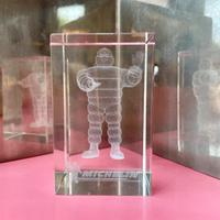 Bibendum Michelin Fermacarte Cristallo Vintage