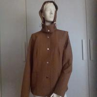piumino leggero marrone donna 