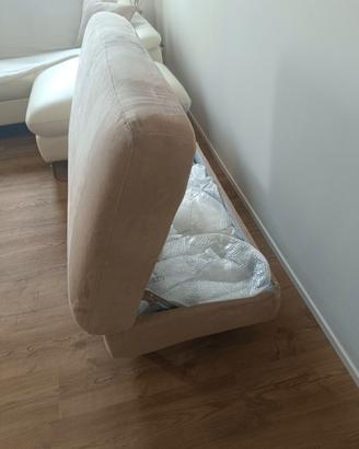 Pouf per divano con contenitore