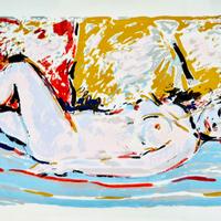 quadro incorniciato del pittore Vittorio Cusatelli