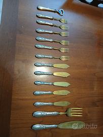 Posate d'epoca  Vintage Placcate D'argento e oro