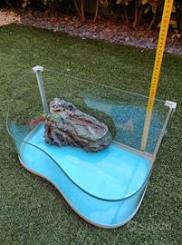 Tartarughiera in vetro