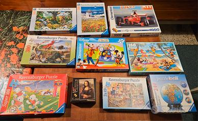 puzzle vari adulti e bambini