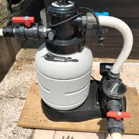 Filtro sabbia con pompa per piscina