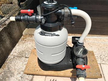Filtro sabbia con pompa per piscina