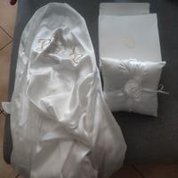 Cuscino fedi+ vestaglia matrimonio